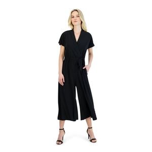 Sandra Darren Navy Wide leg Jumpsuit Sz S